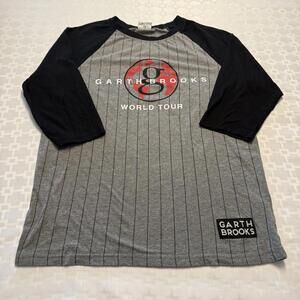 Garth Brooks Women's Long Sleeve Tee - Gray and Black